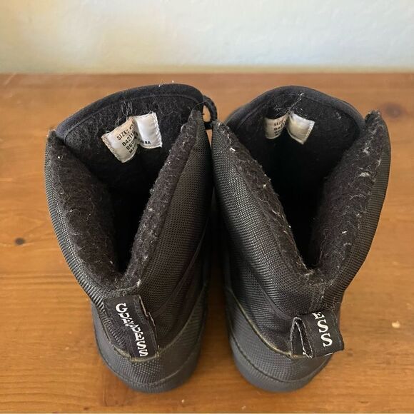 VTG 90s Guess Platform Chunky Ankle Boots Grunge Goth Rare Lined Size 6.5 Womens - Picture 8 of 11